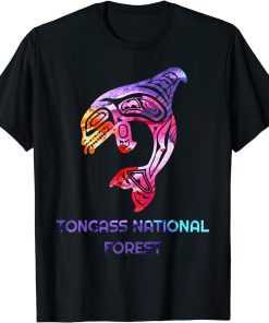 Tongass National Forest Native American Orca Killer Whale T-Shirt