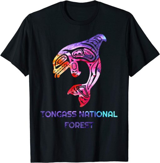 Tongass National Forest Native American Orca Killer Whale T-Shirt