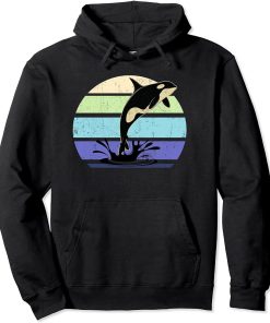 Orca Killer Whale Dress Retro Seaworld Shirts Womens Mens Pullover Hoodie