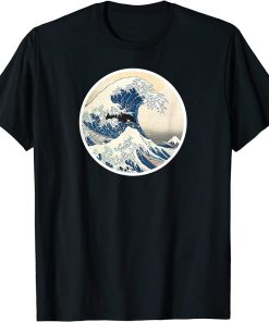 The great wave off Kanagawa with Orca, Killer Whale T-Shirt