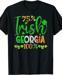 Full Of Shenanigans St Patrick"s Day Orca Fish Clovers T-Shirt