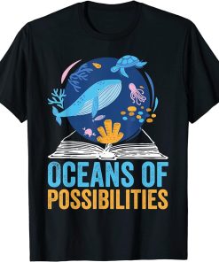 Oceans of Possibilities Summer Reading 2023 Librarian T-Shirt